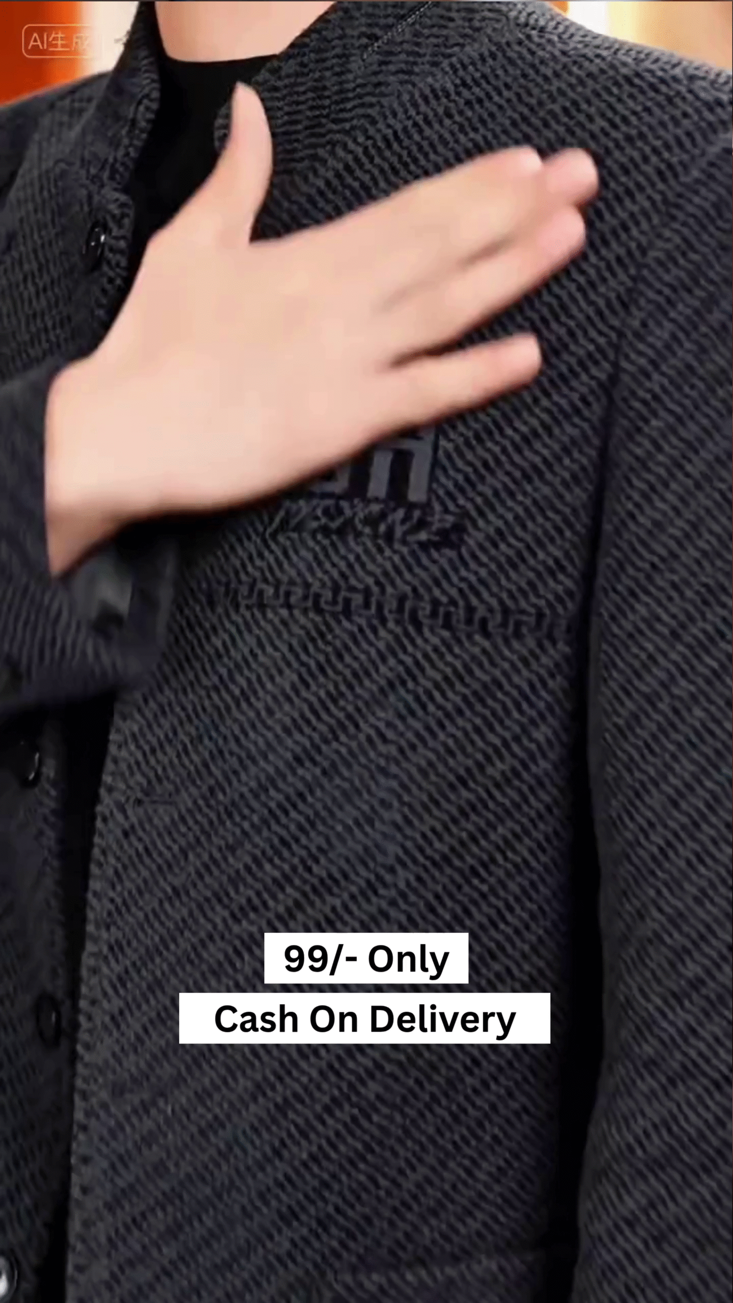 Men's Puffer Jacket Thickened Winter Coat Warm Stand Collar Color Block Zip Up Jacket Ski Bubble Coat - Image 5