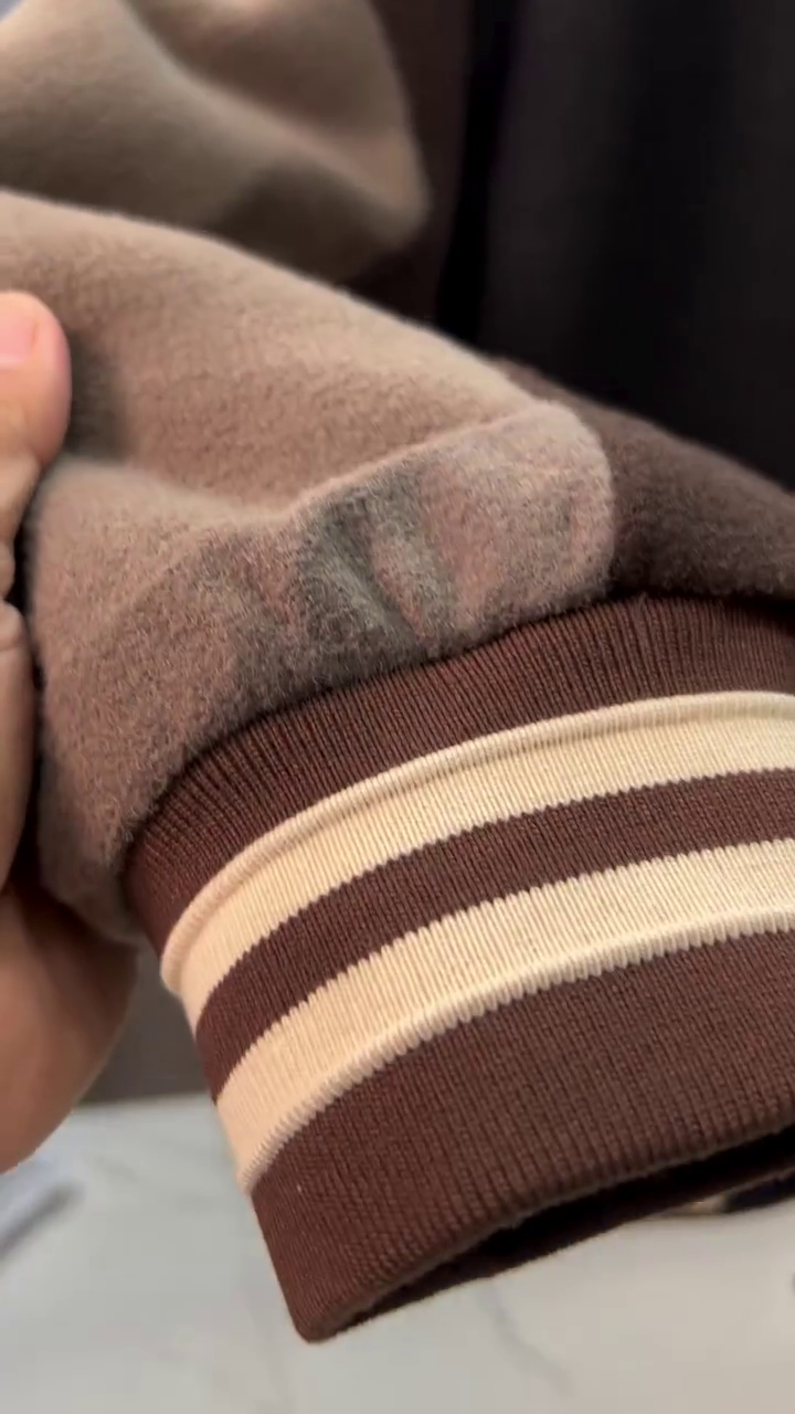 Classic Two Tone Varsity Jacket - Image 4