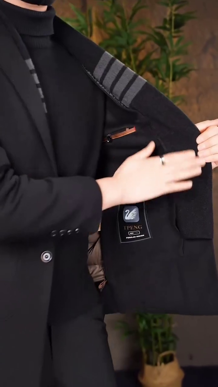 Men’s Premium Black Tailored Blazer - Image 6