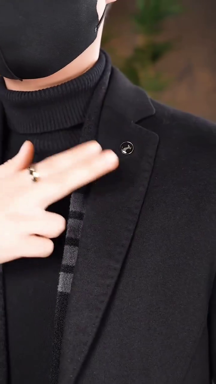 Men’s Premium Black Tailored Blazer - Image 3