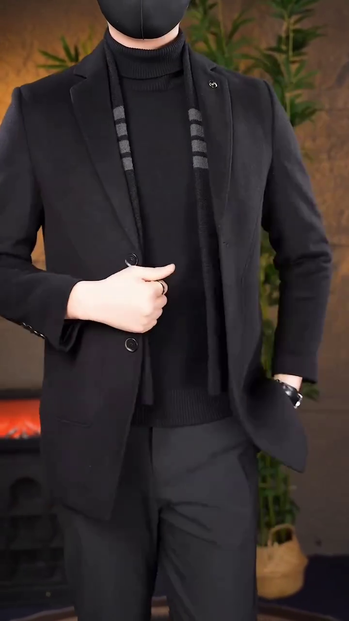 Men’s Premium Black Tailored Blazer