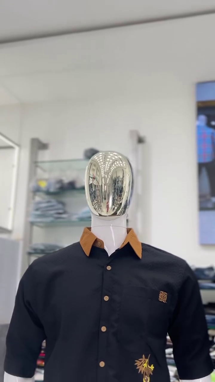 Men Olive Green Casual Shirt - Image 4