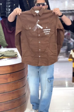 Boys Comfort Printed Casual Shirt with T-Shirt