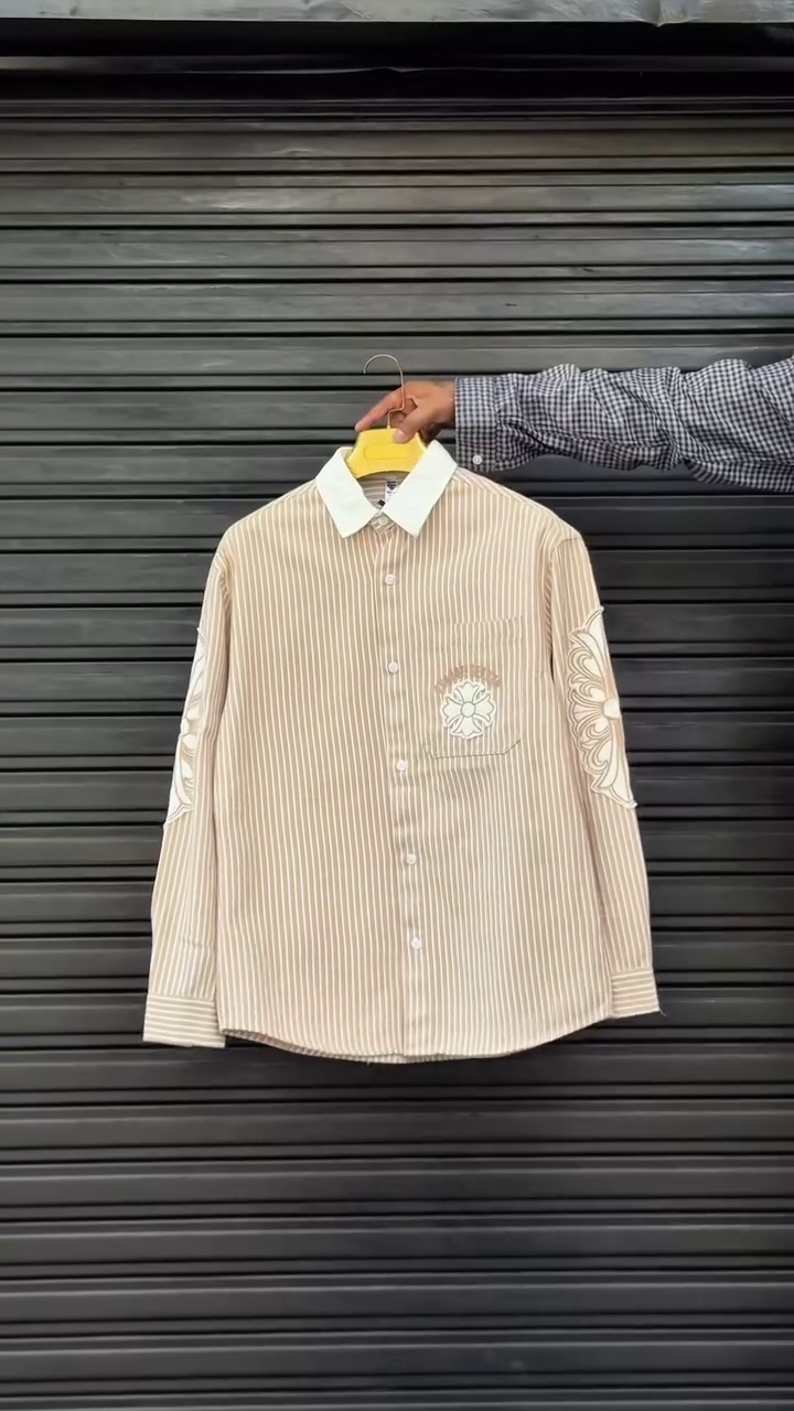 Men Regular Fit Vertical Striped Casual Shirt - Image 6